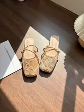 羊皮製のひもなしスリッポンフラットシューズ【夏用・美しいデザイン・女性用】（セットアップ対応）