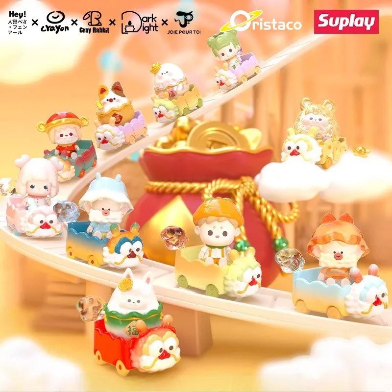 ミニ盲袋おもちゃ 龍の電車キャラクター：3歳児向けクリエイティブな遊びを促進するアイテム