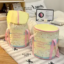 折りたたみ式 フットバスバケツ【膝上対応・水切り袋付き・持ち運び便利】