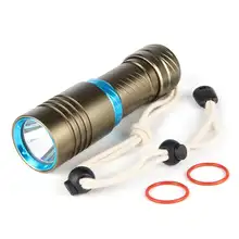L2防水LEDミニ手電灯【水中照明・遠射・マグネットスイッチ・携帯便利】
