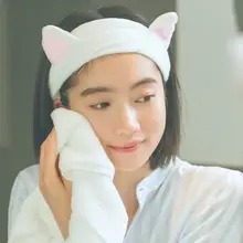 かわいい猫耳ヘアバンド【洗顔・メイク・バス用・束髪用】