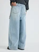 冬用水洗いデニムパンツ【極上の柔らかさ・ゆったりワイドレッグ・カジュアルスタイル】