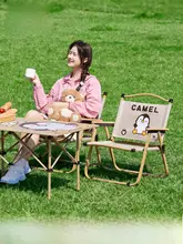 Camel 軽量折りたたみキャンプチェア【アウトドア・携帯型・釣り用】