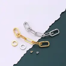水晶散珠ブレスレット用DIYパーツ【パールネックレス用・延長チェーン・位置決めビーズ】