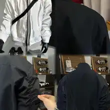 防水性に優れた春秋冬用アウタージャケット【無地・立襟・クッション入り・男女兼用】