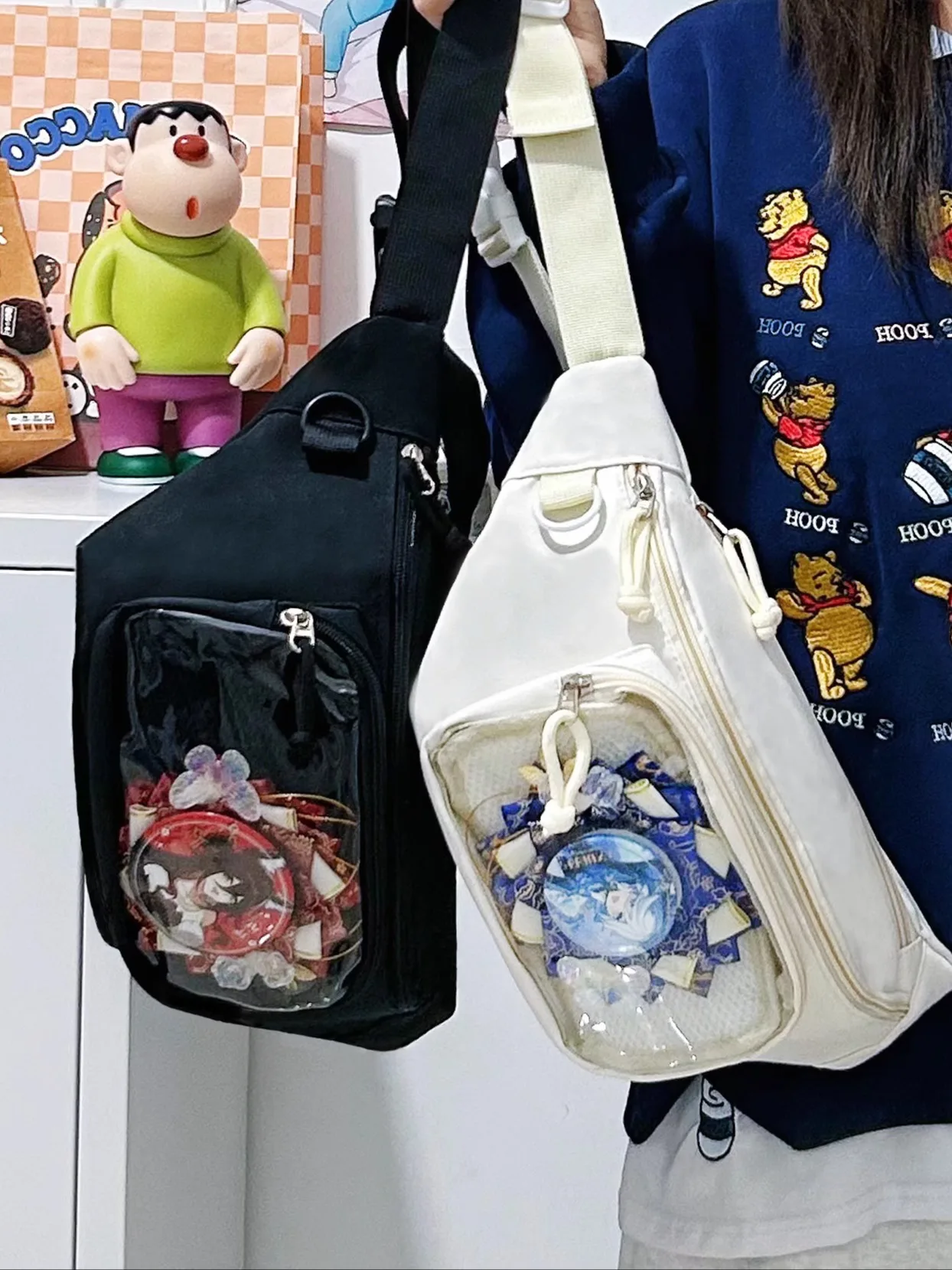 透明層付きミニマリストショルダーバッグ：日韓風小サイズ立体袋の実用性と構造解析