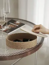 LamomeDeco ヴィンテージ風コルク製ジュエリーボックス【高級収納・精巧なデザイン・ギフト用】