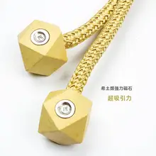 エコで biodegradable麦わらカーテンバンド【モダンデザイン・リビング＆寝室用・マグネット付き】