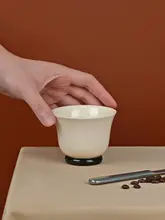 SUOMU デザイン レトロフランス陶器ティーカップ【ハンドドリップ用・主人用】