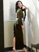オリジナル ベリーダンス練習着【前後2way・通気性・吸汗・タイトスカート】