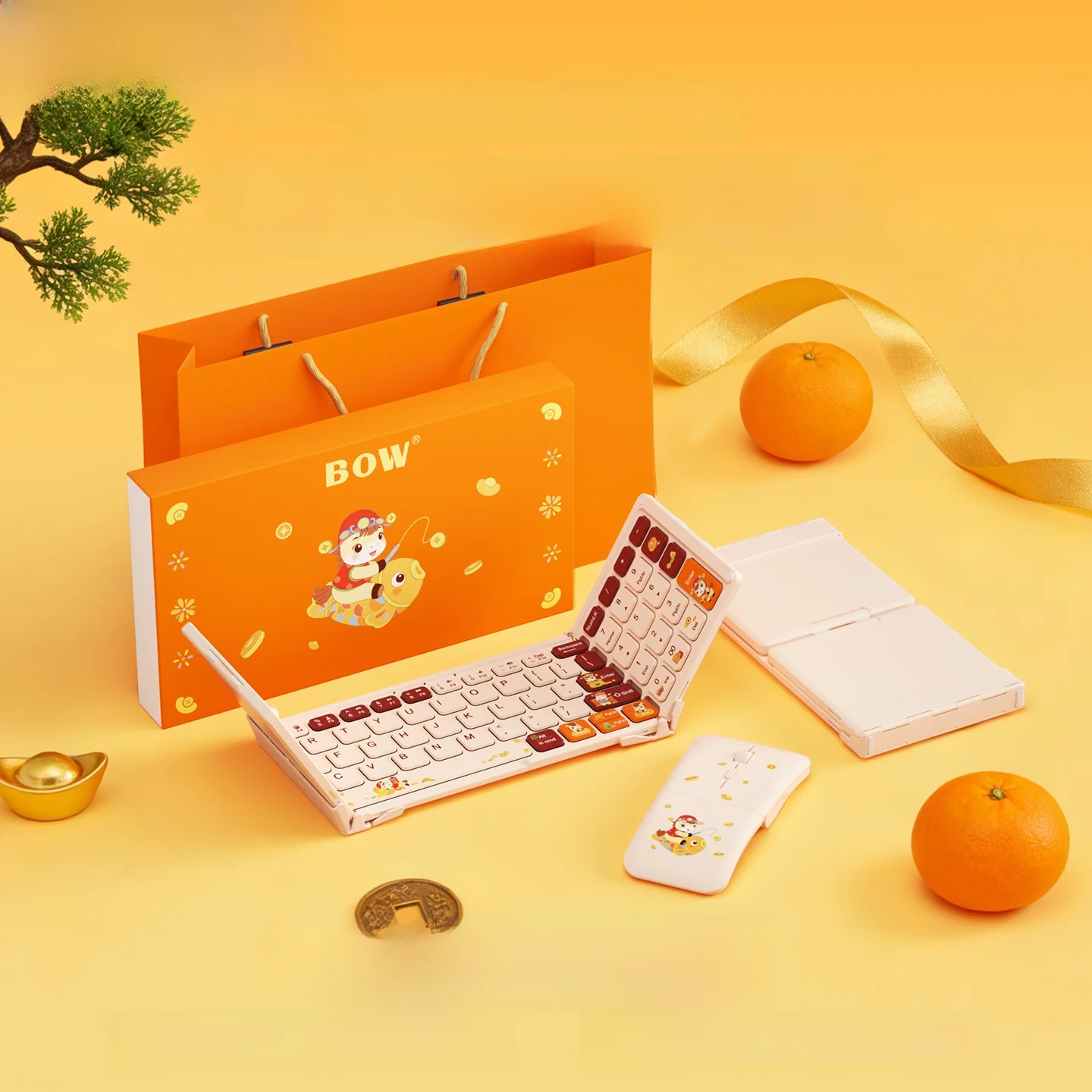 B．O．W 礼遇圣诞キーボードとマウス：成人祝い・卒業祝い向けの実用性と高級感を備えたデジタル入力ツール
