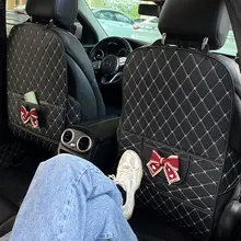 子供用 車内シートバックプロテクター【汚れ防止・後部座席用・防踢】