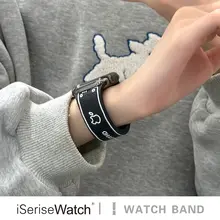 アニメ風デザインのシリコン磁気バンド【男女兼用・Apple Watch対応・カートゥーンスタイル】（セットアップ対応）