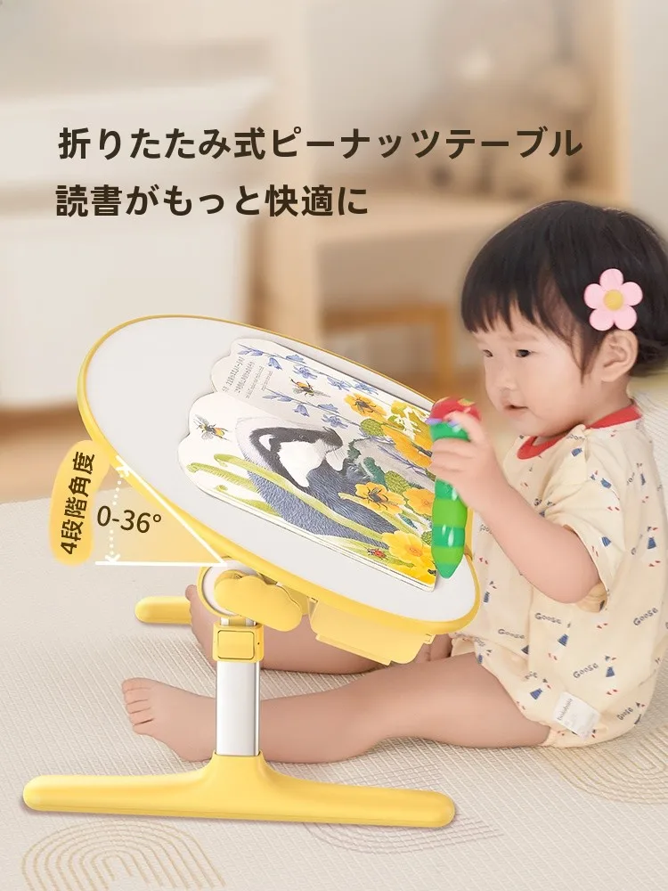3歳誕生日プレゼント 実用的 おすすめ：XGear 子供用ベッドサイド折りたたみテーブルの高さ調整機能と実際の使い方