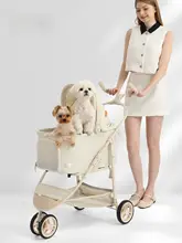 toodandan ペット用折りたたみキャリーカート【軽量・分離可能・犬猫用・外出用】