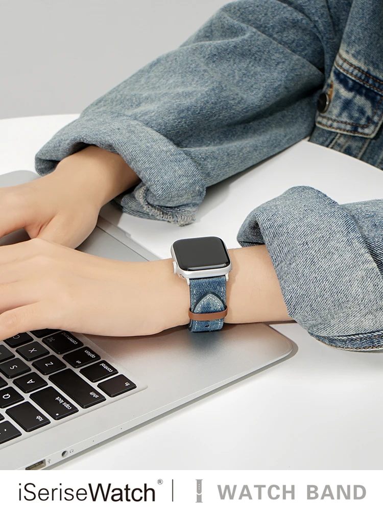 Apple Watch用グラデーションデニム染めバンドの設定方法と機能比較