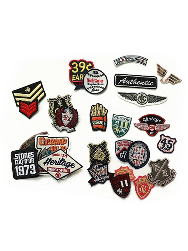 刺繍ワッペン風デザインのスポーツスタイル布製パッチ：上級者向けグッズとしての実用性と活用シーン