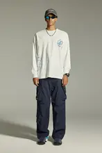 機能性 メンズスポーツカジュアルパンツ【春用・多ポケット・工装デザイン・束脚】（セットアップ対応）