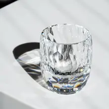 高級感あるクリスタルグラス ウイスキー＆カクテルカップ【家庭用・ビール・ジュース・お茶用】