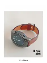 果汁風の透明シリコンウォッチバンド【華為GT5・GT3・Watch3対応・夏用】