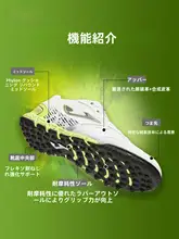 耐衝撃性の人工芝用サッカーシューズ【トレーニング・競技用】