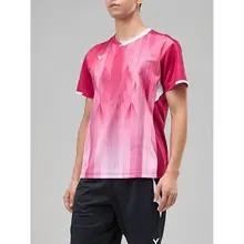 男女兼用 バドミントン用ニット半袖Tシャツ【スポーツウェア・通気性・快適】