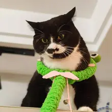 長杆マジックキャットボール【かわいいカエル付き・ペット用・インタラクティブおもちゃ】
