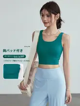 防振機能付きスポーツブラ【セクシーなバックデザイン・ヨガ用・夏用】