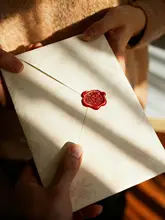 レトロスタイルの文芸的封筒と便箋【高級感のある手書き・バレンタインギフトに最適】