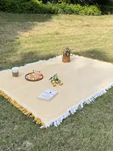 防潮加工のアウトドア用ピクニックマット【携帯便利・厚手・テントやビーチに最適】