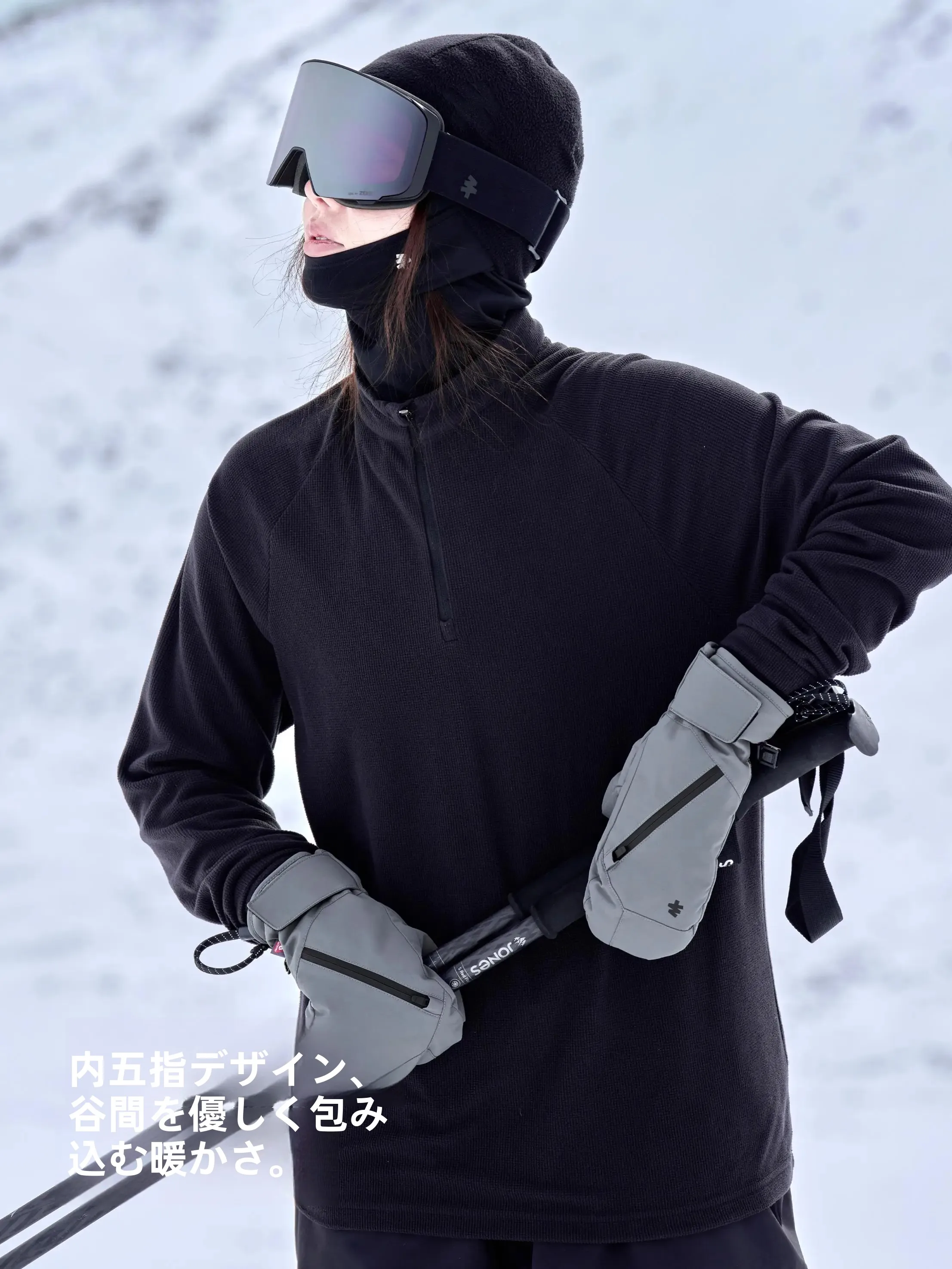 AWKA防水滑雪手套：男女通用的高性能专业级五指设计