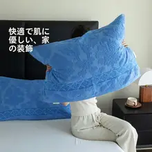 純綿のレトロスタイル枕カバー【老上海・防滑設計】（セットアップ対応）