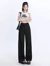 黒のフィット微フレアパンツ【大きいサイズ・梨型体型・スーツスタイル】