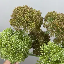 リアルな触感のプラスチック製小豆果・米仔蘭の人工花【中式インテリア用・フラワーアレンジメント】