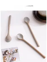 Tlife Eternal 楽器風 陶製コーヒースプーン【家庭用・ミルクスプーン・混ぜる用】