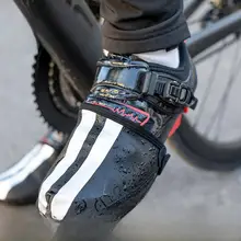 自転車用の防寒シューズカバー【秋冬用・半掌タイプ・メンズ】