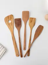 木製小型フライ返し【テフロン鍋用・キッチン用・家事調理器具】