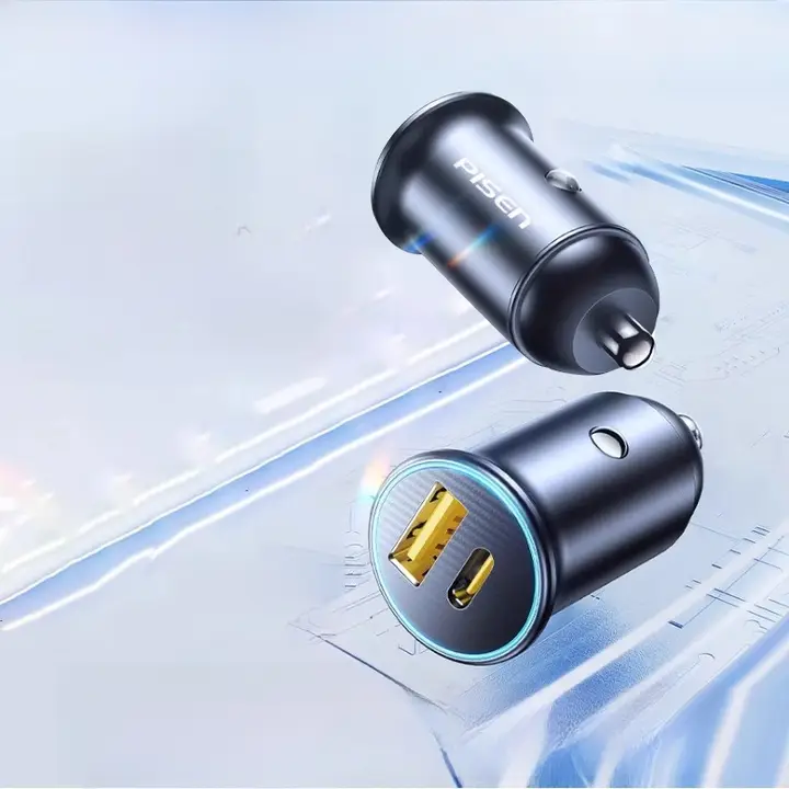 車載充電器【シガーソケット変換アダプタ・急速充電・携帯電話対応】