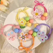 夏向けカートゥーンシリーズヘアゴム【高弾力・耐久性・かわいいデザイン】
