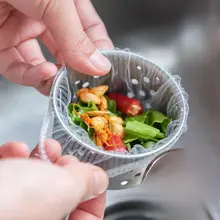 使い捨てキッチン水槽フィルター【下水道ゴミ対策・洗菜用・詰まり防止】