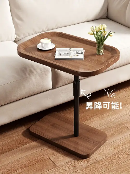 小テーブル ソファサイドテーブル 移動式 リビング バルコニー テーブル ベッドサイドテーブル 家庭用 寝室 収納ラック 昇降可能 小さなティーテーブル