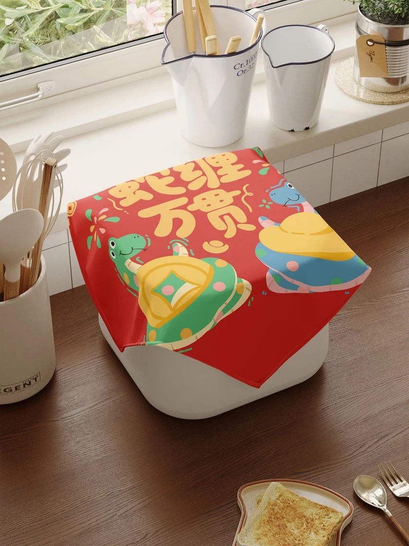 ふきん レンジ としての防塵カバー：電子レンジ・炊飯器用ユニバーサルヘッドクロスの実用性と使い方