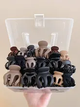 高いポニーテール用小型クリップ【南瓜型・後頭部用・かわいいヘアアクセサリー】