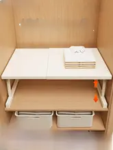 調整可能な高さの靴収納ラック【伸縮式・衣類収納に最適・重ね置き対応】