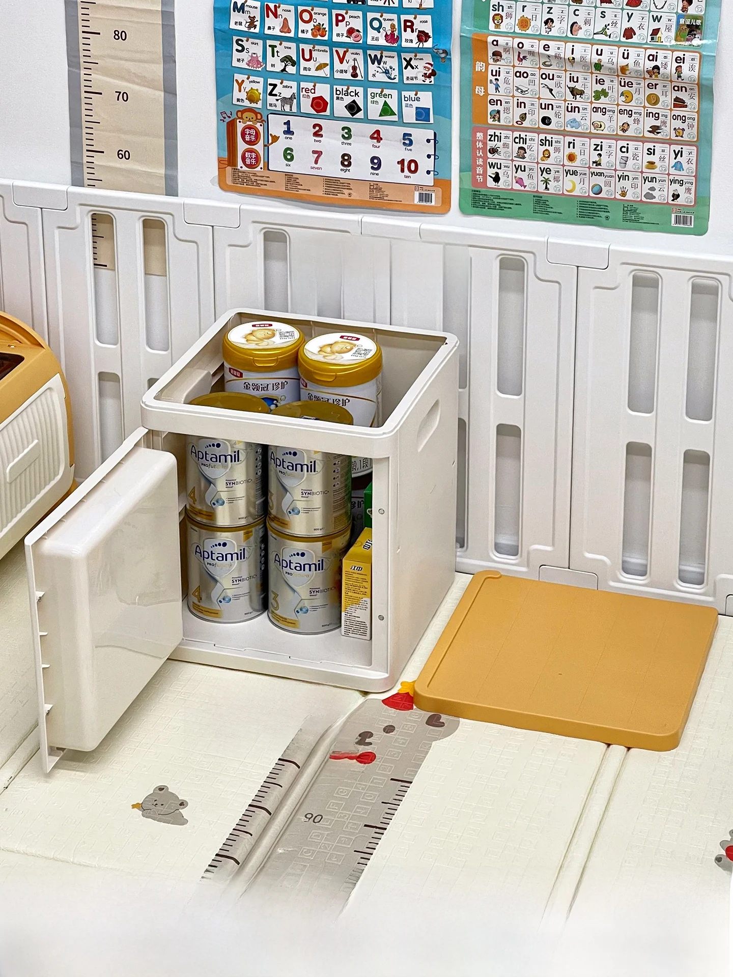 赤ちゃんの遊び場を整えるために、どんな収納ボックスがおすすめ？