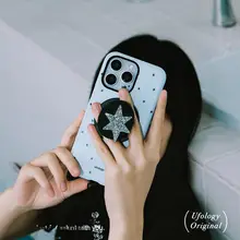 スマホスタンド マグネット式 MagSafe対応 卓上 携帯用 おしゃれ ハンズフリー 便利 「Ufology」