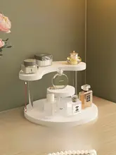 化粧台用 香水ディスプレイラック【スキンケア用品整理・コンパクトデザイン】