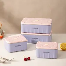 CAROTE ステンレス製の保温ランチボックス【電子レンジ対応・持ち運び便利】
