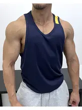 速乾性に優れた素材のスポーツベスト【無袖・フィット感・筋肉を引き立てるデザイン】