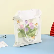 大容量トートバッグ【キャンバス・肩にかけられる・学生向け・多用途】（セットアップ対応）